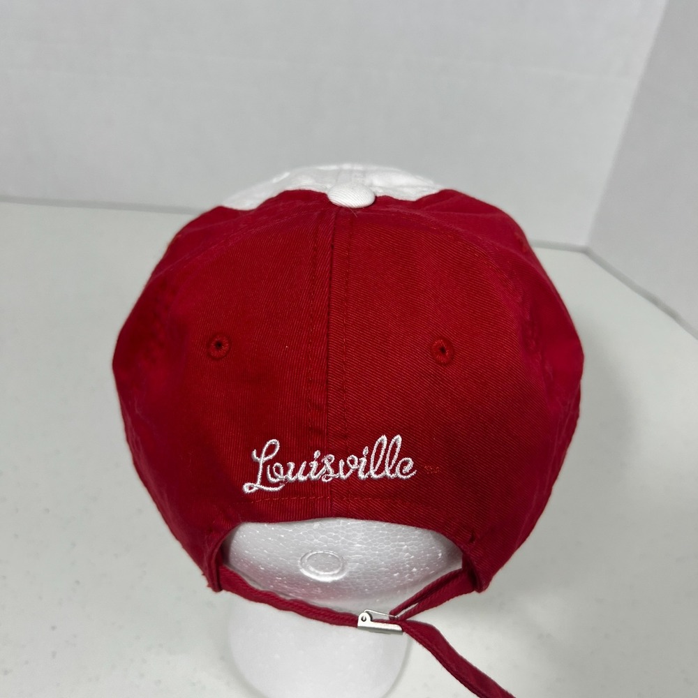 Adidas Womens Louisville Cardinals Red & White‎ with Rhinestones Hat Cap NWOT - Picture 5 of 8